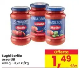Eurospar Sughi Barilla assortiti offerta