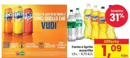 Eurospar Fanta o Sprite assortite offerta