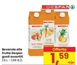 Eurospar Bevanda alla frutta Despar gusti assortiti offerta