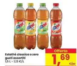 Eurospar Estathe classica o zero gusti assortiti offerta