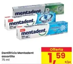 Eurospar Dentifricio Mentadent assortito offerta