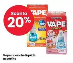 Eurospar Vape ricariche liquide assortite offerta