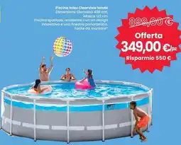 Eurospar Piscina Intex Clearview tonda offerta
