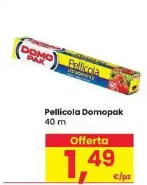 Eurospar Pellicola Domopak 40 m offerta