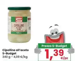 Eurospar Cipolline all'aceto S-Budget offerta