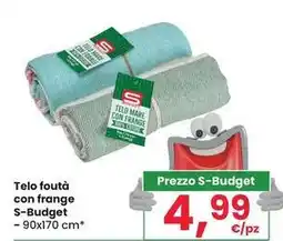 Eurospar Telo foutà con frange S-Budget offerta