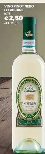 Galassia Vino pinot nero LE CASCINE offerta