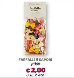 Galassia Farfalle 5 sapori offerta