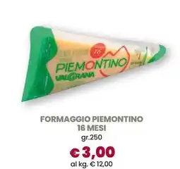 Galassia Formaggio piemontino 16 mesi offerta