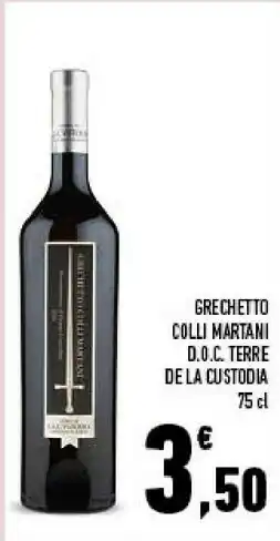 Conad City Terre de la custodia grechetto colli doc offerta