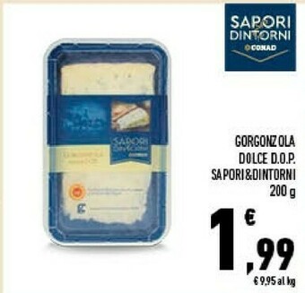 Conad City Conad - gorgonzola dop sapori e dintorni 200 g(ml) offerta