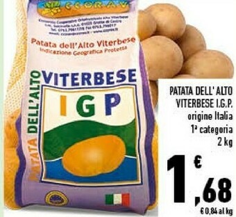 Patata dell'alto viterbese igp