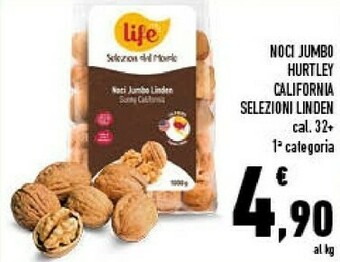 Conad City Noci jumbo hurtley california selezioni linden offerta