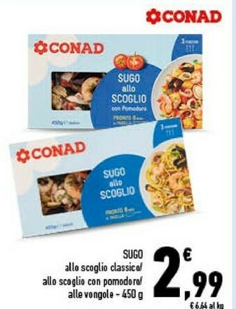 Conad City Conad - sugo allo scoglio 450 g(ml) offerta