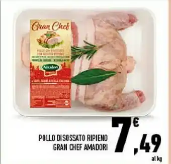 Conad City Pollo disossato ripieno gran chef offerta