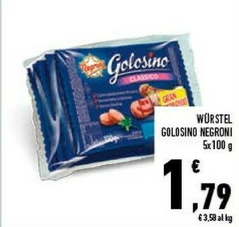 Conad City Wurstel golosino classico 100 g(ml) offerta