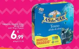 Spazio Conad Tonno all'olio di oliva AS DO MAR offerta