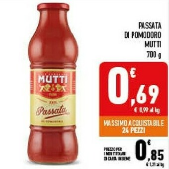Conad City Passata di pomodoro 700 g(ml) offerta
