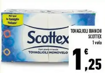 Conad City Tovaglioli bianchi offerta