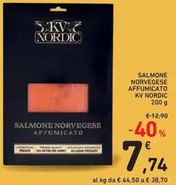 Spazio Conad Salmone norvegese affumicato KV NORDIC offerta