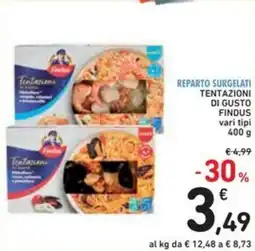 Spazio Conad Tentazioni di gusto findus vari tipi offerta
