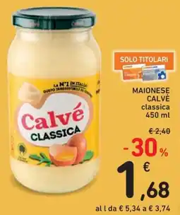 Spazio Conad Maionese Calvè classica offerta
