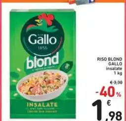 Spazio Conad Riso blond GALLO insalate offerta