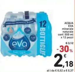 Spazio Conad Acqua eva minerale naturale offerta