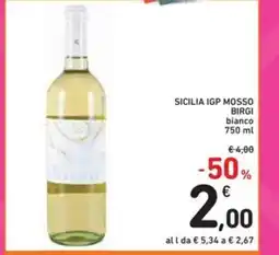 Spazio Conad Sicilia igp Mosso birgi bianco offerta