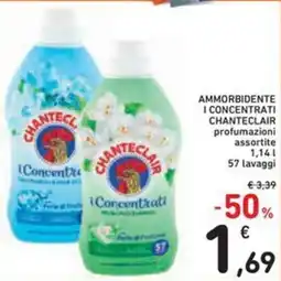 Spazio Conad Ammorbidente i concentrati Chanteclair profumazioni assortite offerta