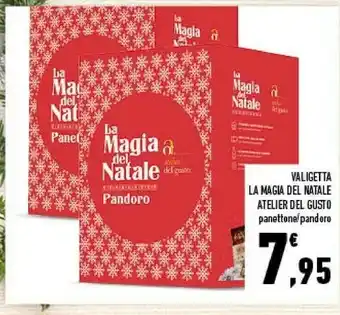 Valigetta la magia del natale atelier del gusto panettone/ pandoro