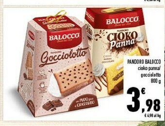 Conad Il pandoro cioko panna 800 g(ml) offerta