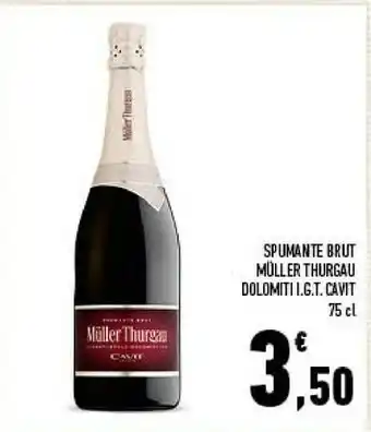 Conad Cavit - spumante brut muller thurgau 750 g(ml) offerta