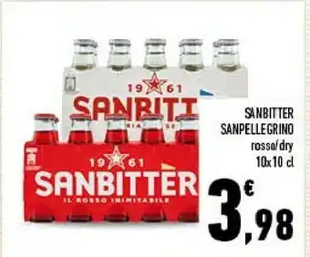 Conad Sanbittèr dry 1000 g(ml) offerta