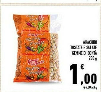 Conad Arachidi tostate e salate offerta