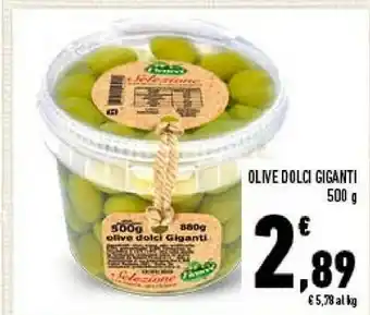 Conad Olive dolci giganti offerta