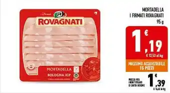 Conad Mortadella i firmati offerta