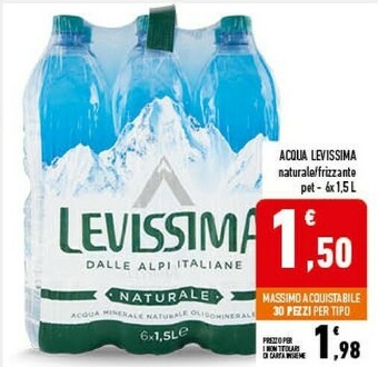 Conad Acqua naturale 1500 g(ml) offerta