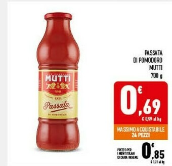 Conad Passata di pomodoro 700 g(ml) offerta
