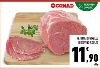 Conad Fettine di girello di bovino adulto offerta