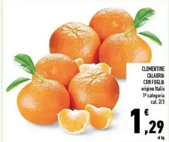 Conad Conad clementine calabria con foglia offerta