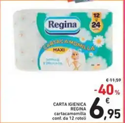 Spazio Conad Carta igienica REGINA cartacamomilla offerta
