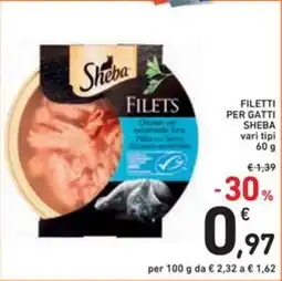 Spazio Conad Filetti per gatti Sheba vari tipi offerta