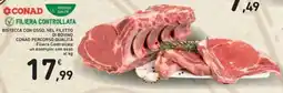 Spazio Conad Bistecca con osso, nel al kg offerta