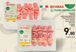 Spazio Conad Spiedini conad percorso qualità Filiera Controllata Carne italiana senza glutine offerta