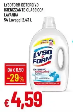 Galassia Lysoform detersivo igienizzante classico/ lavanda offerta