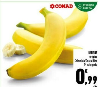 Conad Conad banane offerta