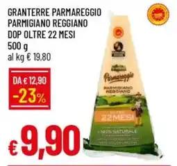 Galassia Granterre parmareggio parmigiano reggiano dop oltre 22 mesi offerta