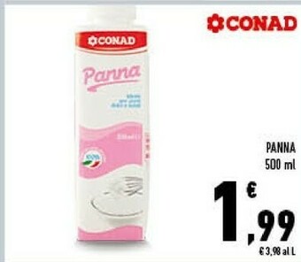 Conad Conad - panna 500 g(ml) offerta