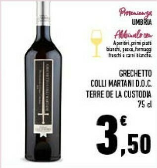 Conad Grechetto colli martani 750 g(ml) offerta